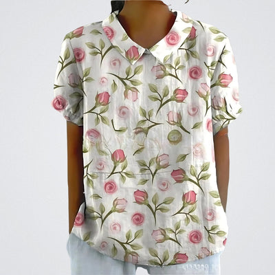 Fabiana™ | Elegant Blomsterbluse