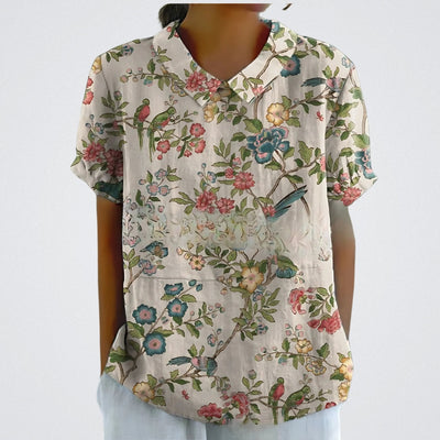 Fabiana™ | Elegant Blomsterbluse