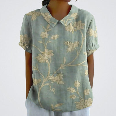Fabiana™ | Elegant Blomsterbluse