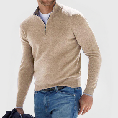 Renzino | Stilfuld sweater med lynlås
