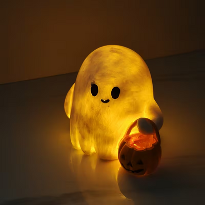 Håndlavet 3D Halloween spøgelseslampe