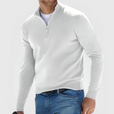 Renzino | Stilfuld sweater med lynlås