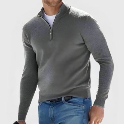 Renzino | Stilfuld sweater med lynlås