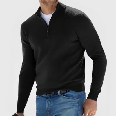 Renzino | Stilfuld sweater med lynlås