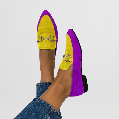 Lorette | Farverige og elegante boho loafers