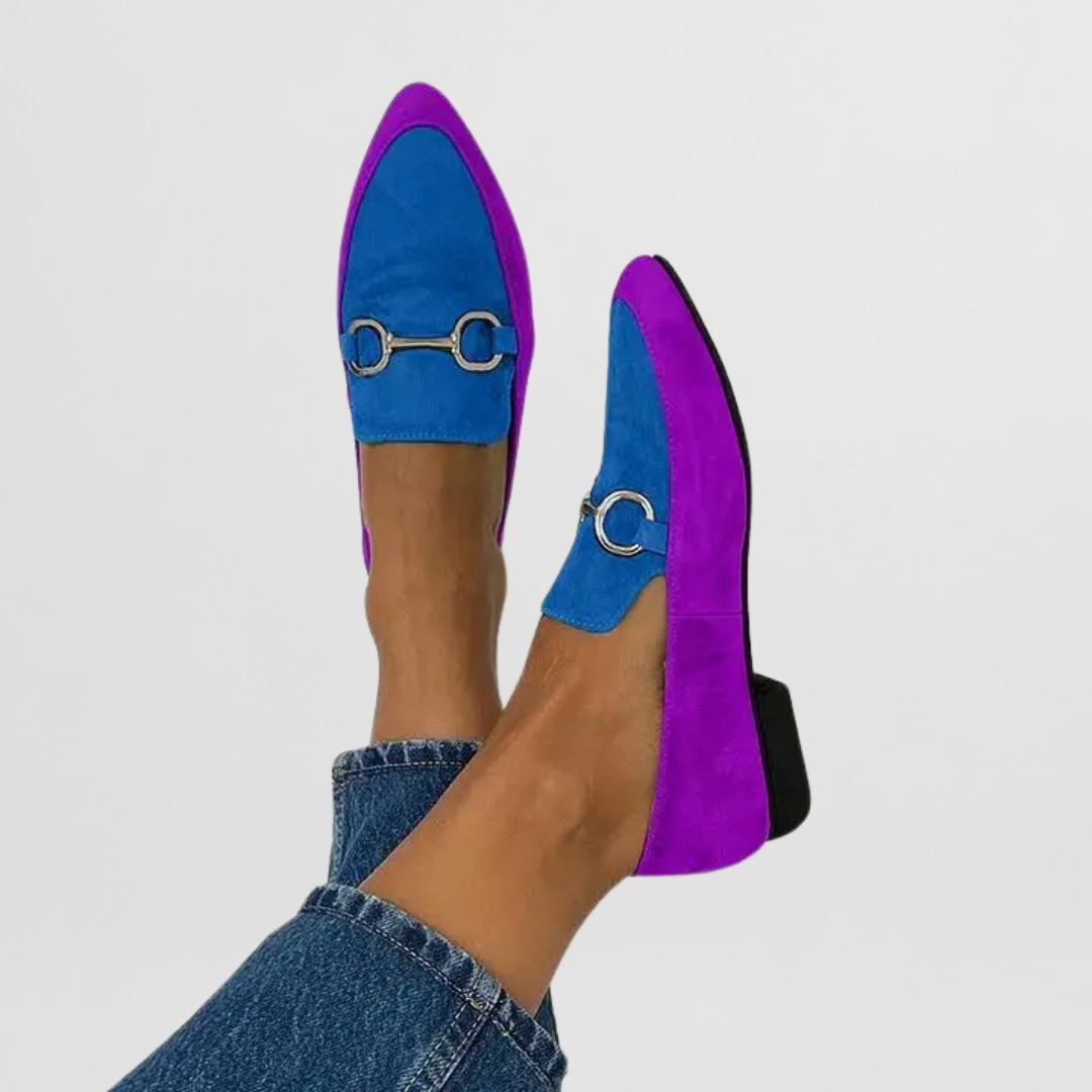 Lorette | Farverige og elegante boho loafers