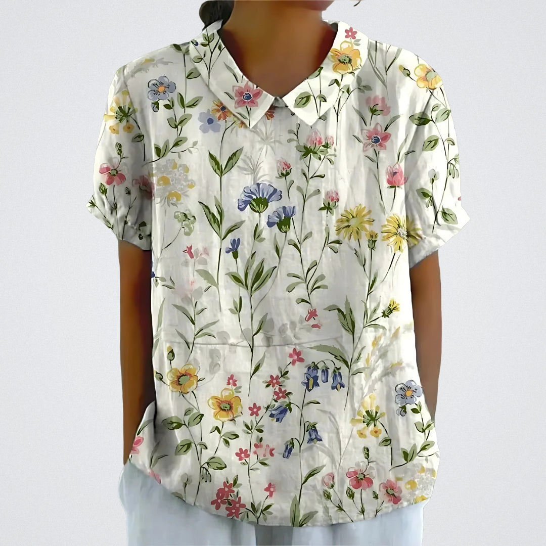 Fabiana™ | Elegant Blomsterbluse