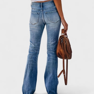 Foxa | Casual Alsidige Retro Stretch Flare Jeans