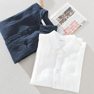 Klassisk Linned Bluse