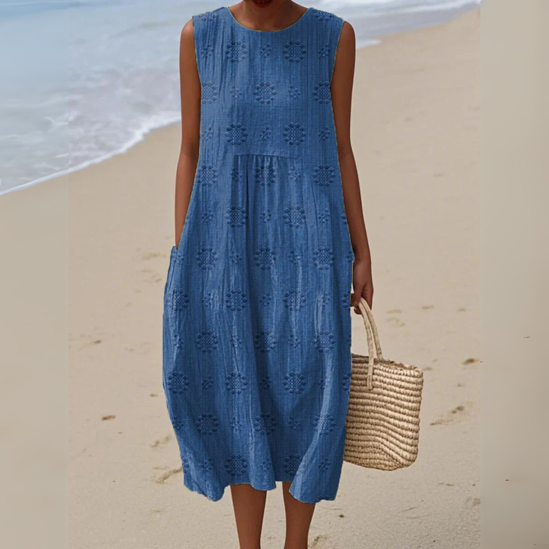 ARIANNA™| Broderet Sommerkjole