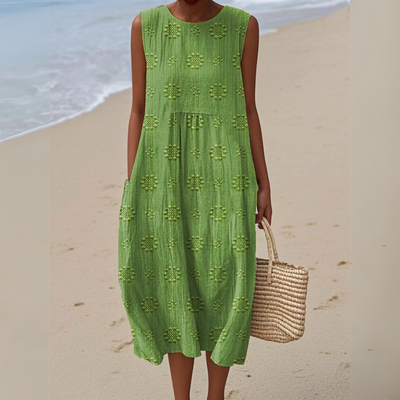 ARIANNA™| Broderet Sommerkjole