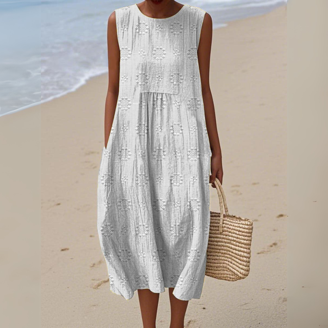 ARIANNA™| Broderet Sommerkjole