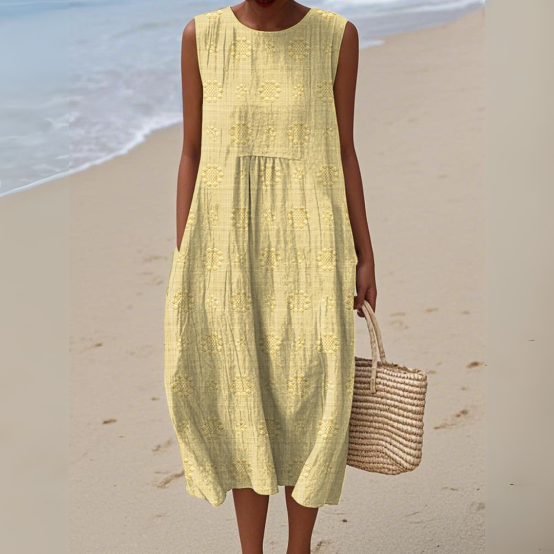 ARIANNA™| Broderet Sommerkjole