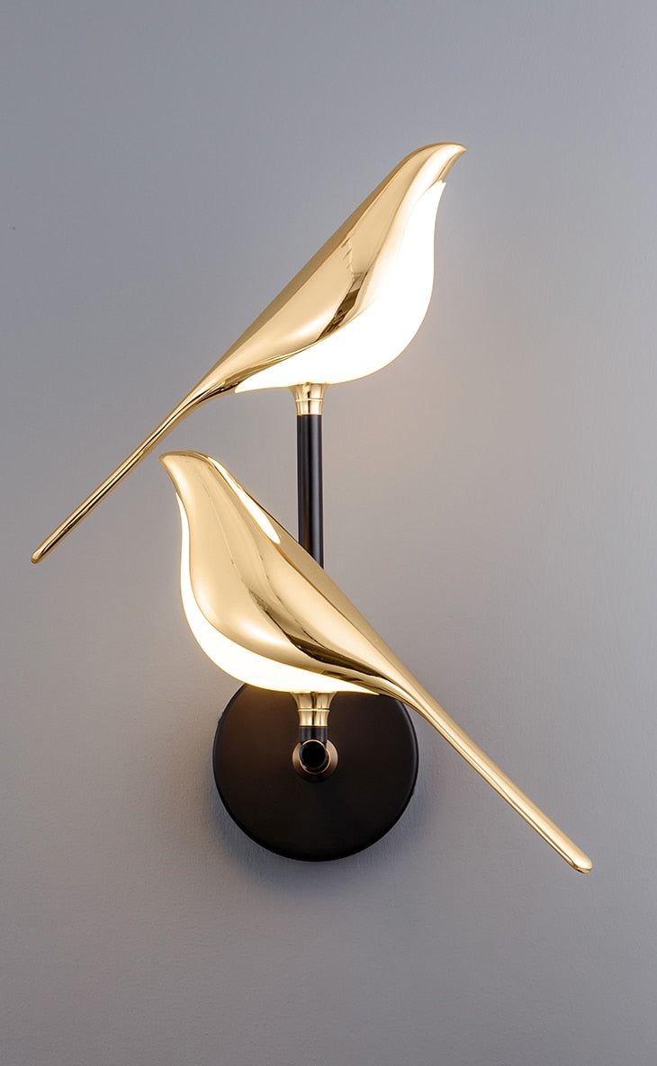 MrBird™ | Aplique de pared moderno con forma de aves