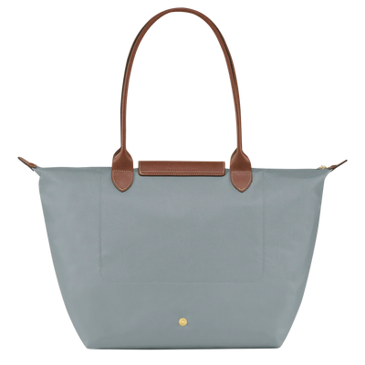 Longchamp - Stor Le Pliage Tote, Stål