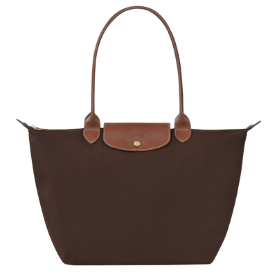Longchamp - Stor Le Pliage Tote, Ibenholt