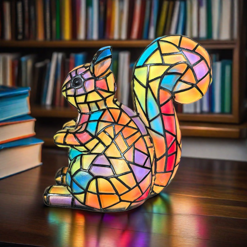 Nino – Glasmalet Lampe