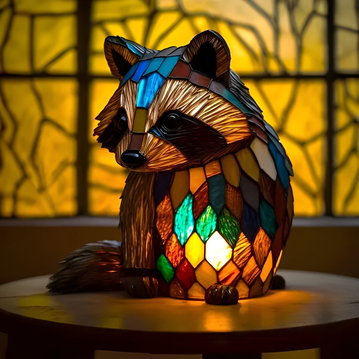 Marujo – Glasmalet Lampe