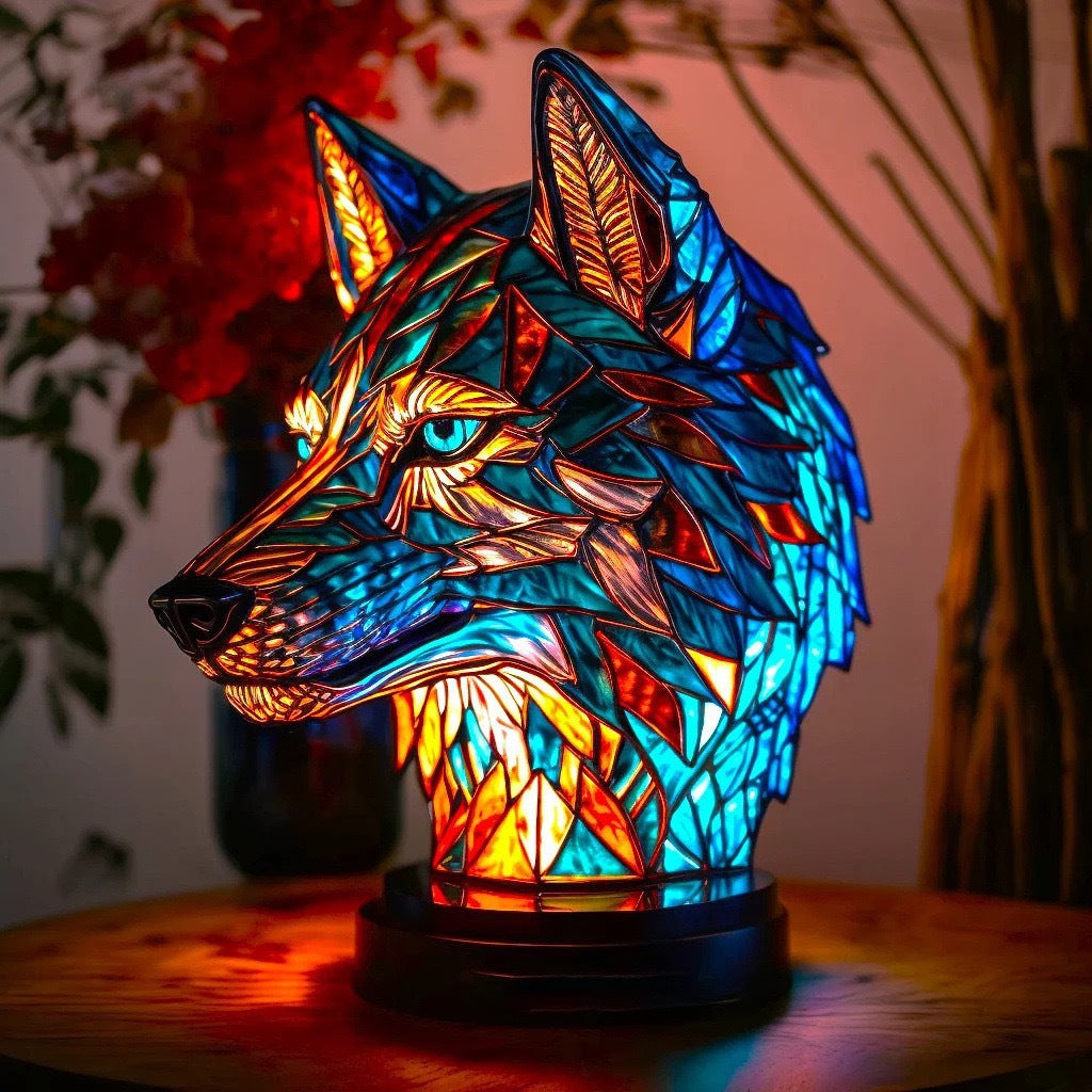 Joca – Glasmalet Lampe