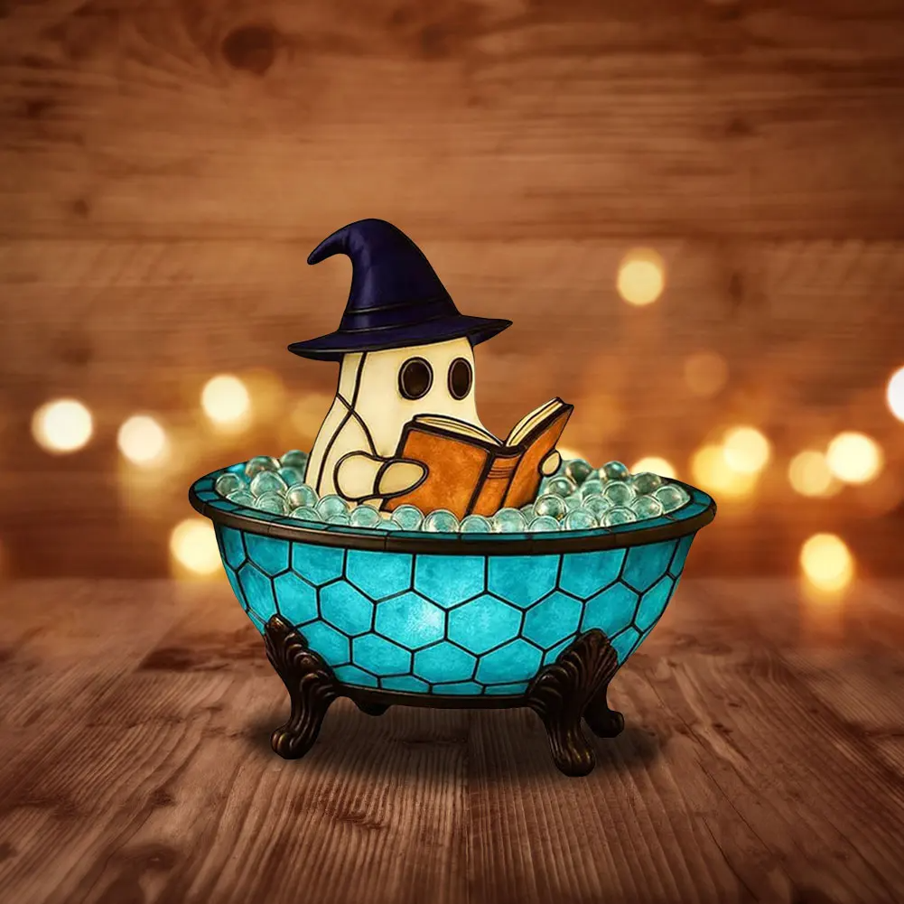 SpookaGlow – Ghost Badekarslampe