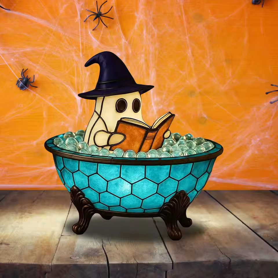 SpookaGlow – Ghost Badekarslampe