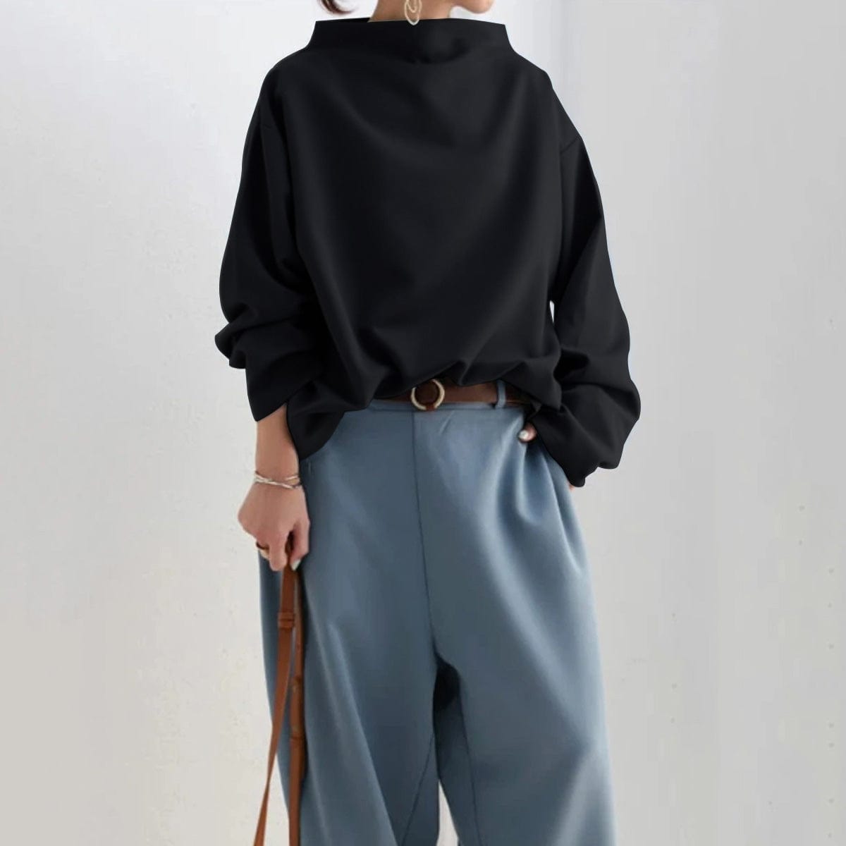 Gabriella™ | Chic pullover med høj hals