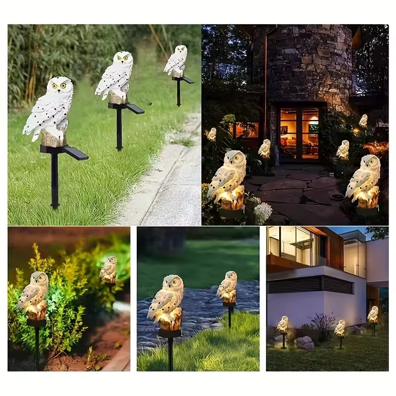 LumiOwl – Solcelledrevet LED-lys med fortryllende glød