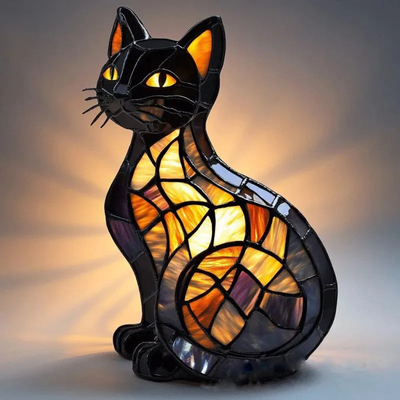 Misser -Glasmalet Lampe