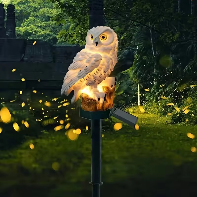 LumiOwl – Solcelledrevet LED-lys med fortryllende glød