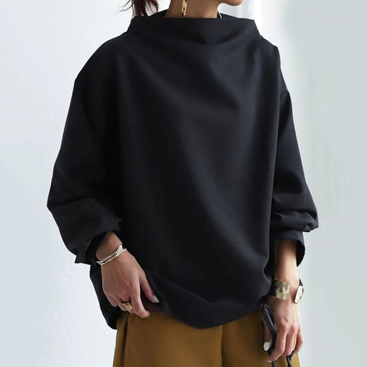 Gabriella™ | Chic pullover med høj hals