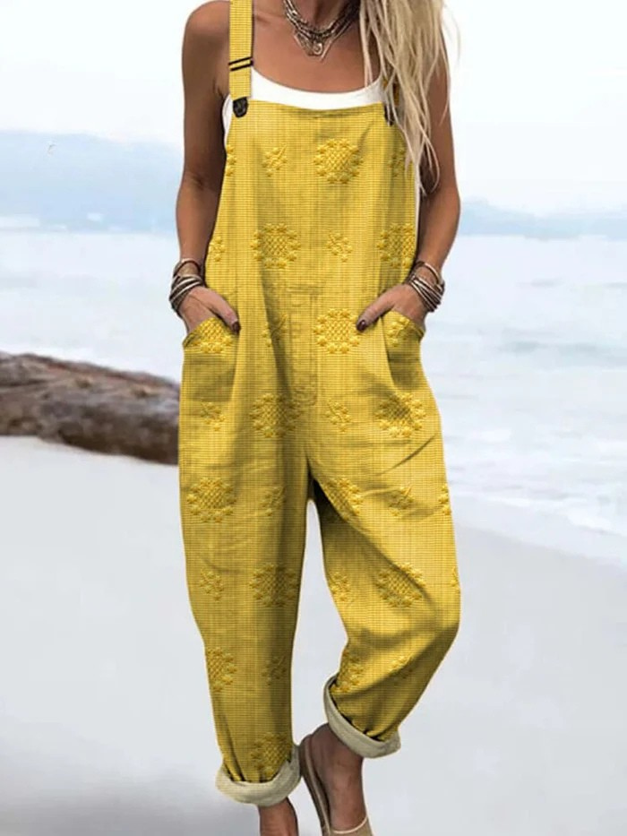 Fint Formet Kunstnerisk Jumpsuit