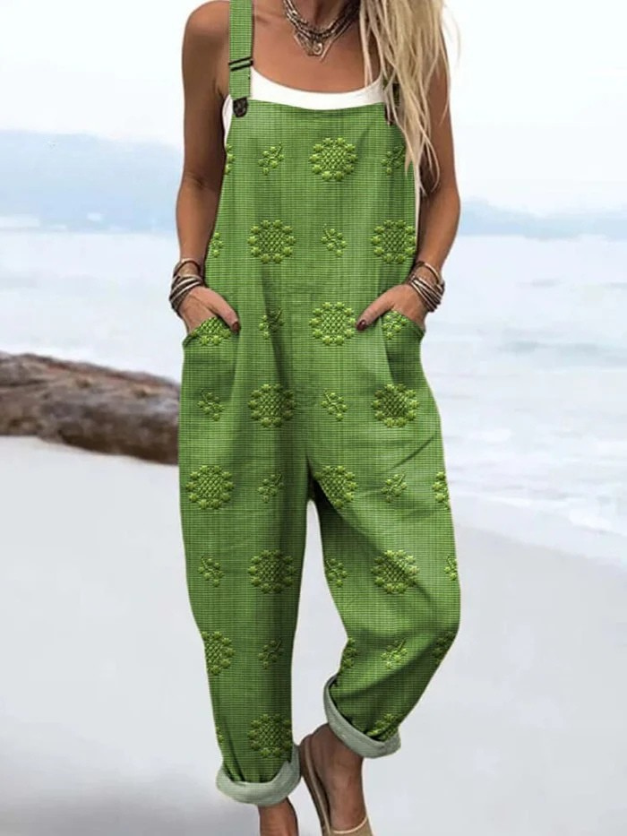 Fint Formet Kunstnerisk Jumpsuit