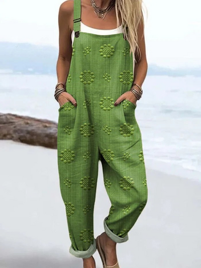 Fint Formet Kunstnerisk Jumpsuit