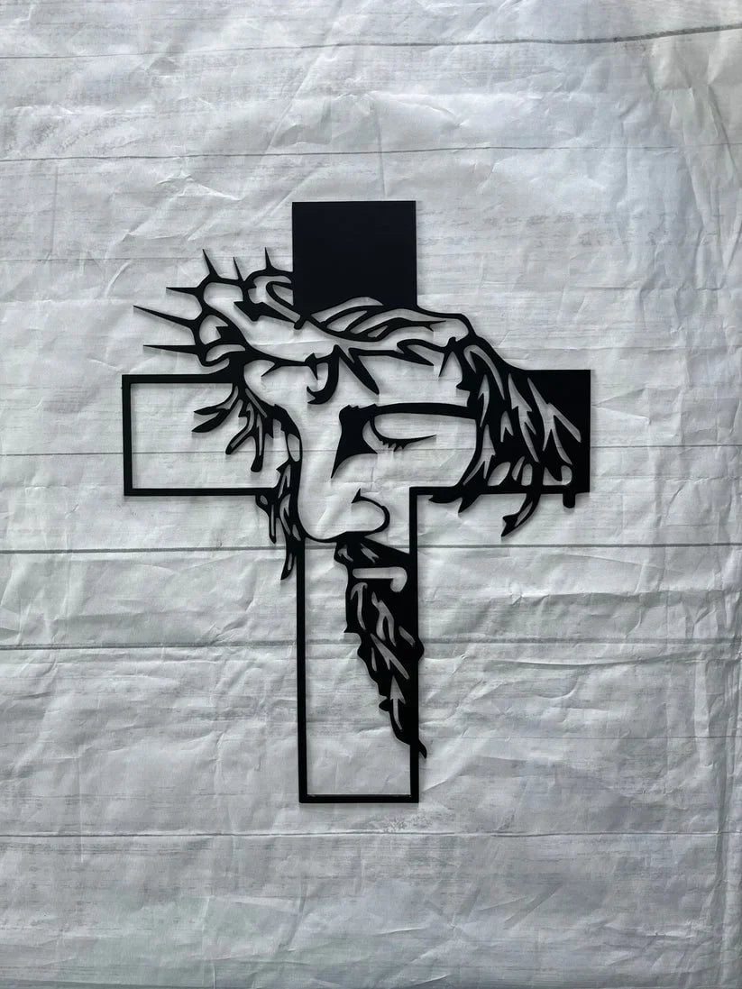 ChristCraft – Jesuskors i metal, vægdekoration med Jesus