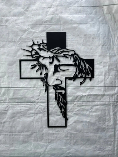 ChristCraft – Jesuskors i metal, vægdekoration med Jesus