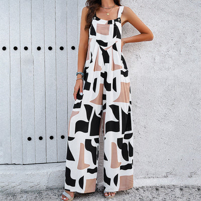 Stilfuld Abstrakt Jumpsuit