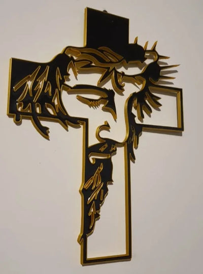 ChristCraft – Jesuskors i metal, vægdekoration med Jesus