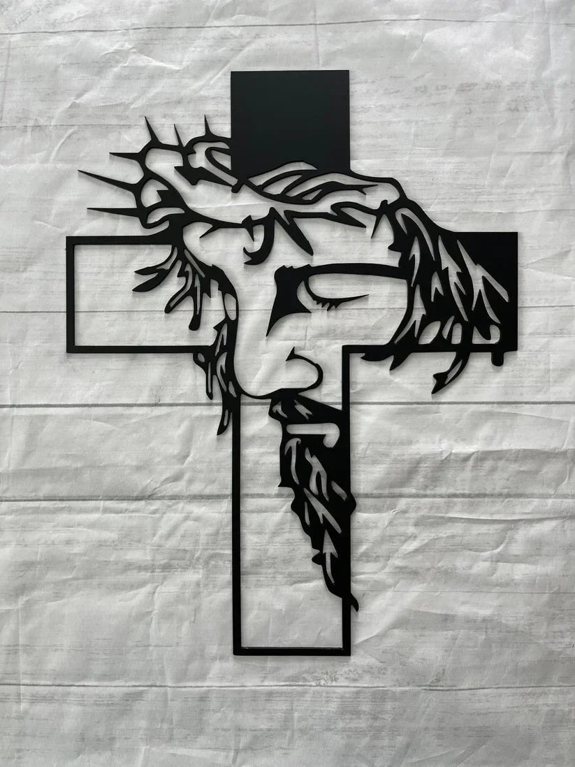 ChristCraft – Jesuskors i metal, vægdekoration med Jesus