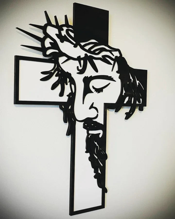 ChristCraft – Jesuskors i metal, vægdekoration med Jesus