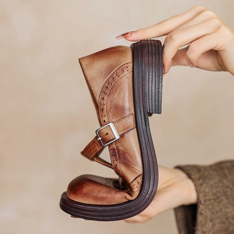 Élan Urbain™ | ELEGANTE LÆDER MARY JANES