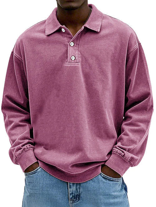 Elvarno™ |  Vintage langærmet skjorte