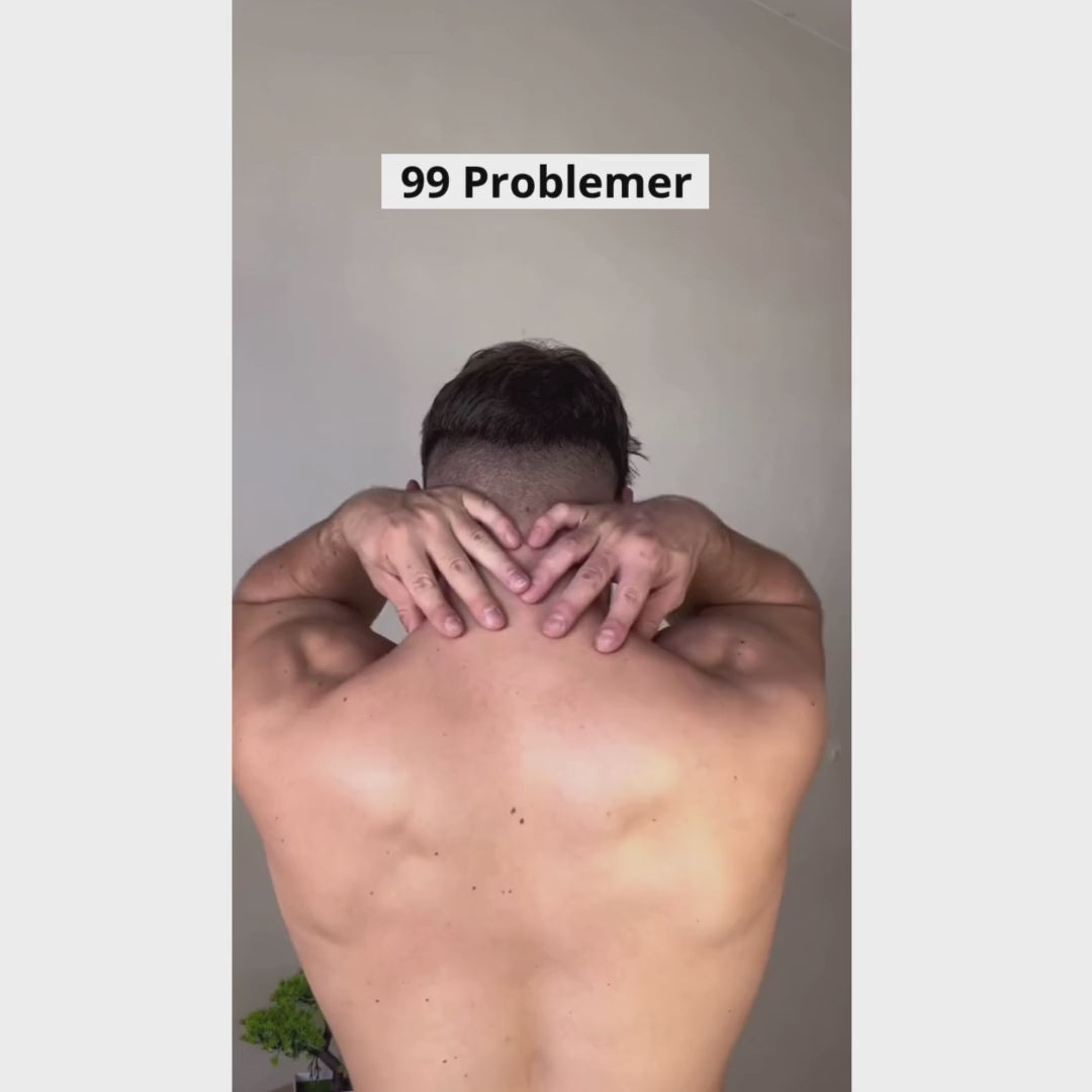 Bærbar massager til nakke og ryg